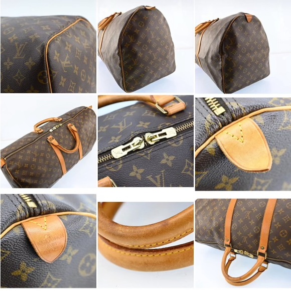LOUIS VUITTON Keepall 55 Monogram Boston Bag Monogram Canvas - Picture 9 of 10